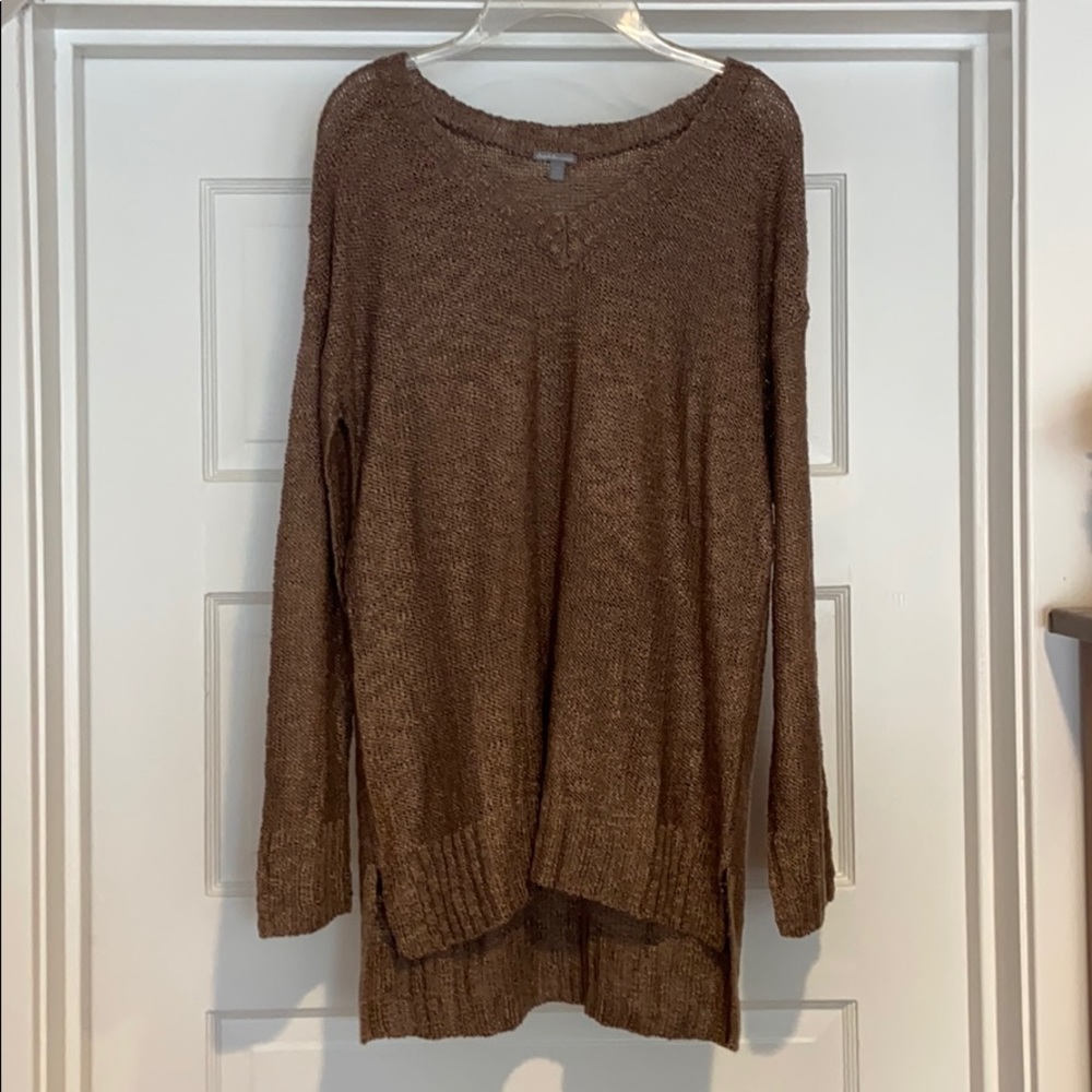 Brown chenille sweater